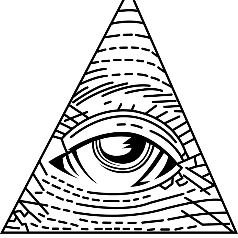 Illuminati coloring #16, Download drawings
