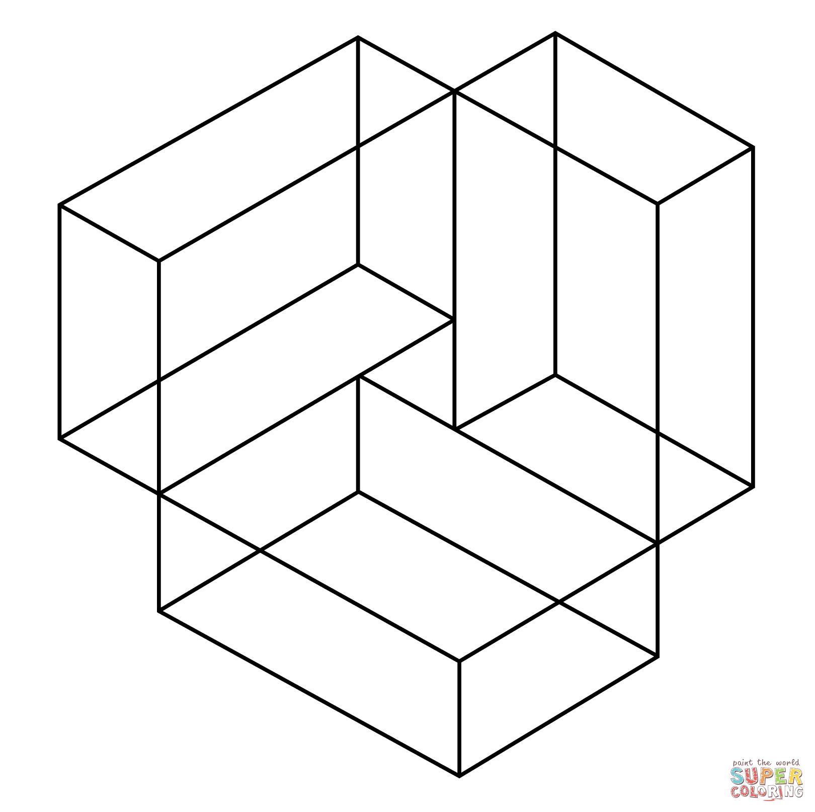 Illusion coloring #4, Download drawings