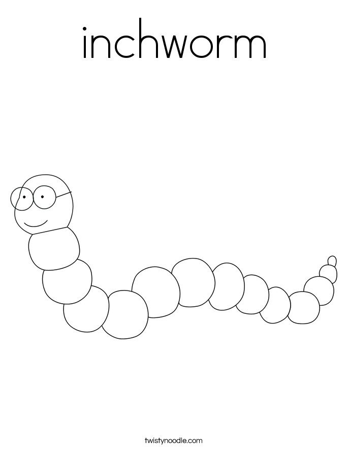 Inchworm coloring #20, Download drawings