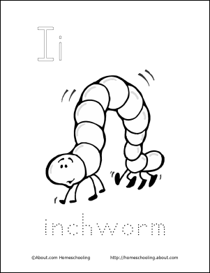 Inchworm coloring #18, Download drawings