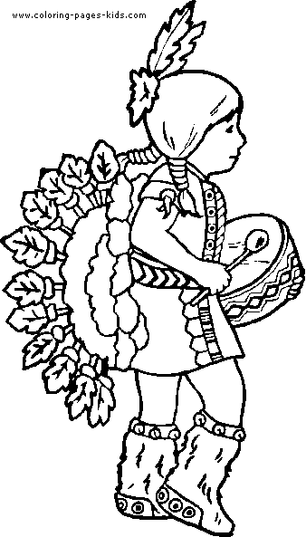 Indian coloring #10, Download drawings