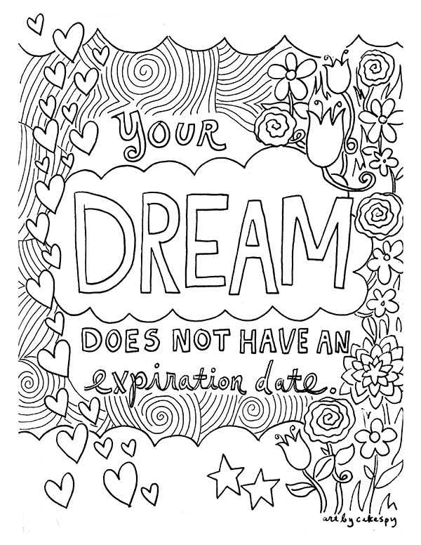 Motivational coloring #16, Download drawings