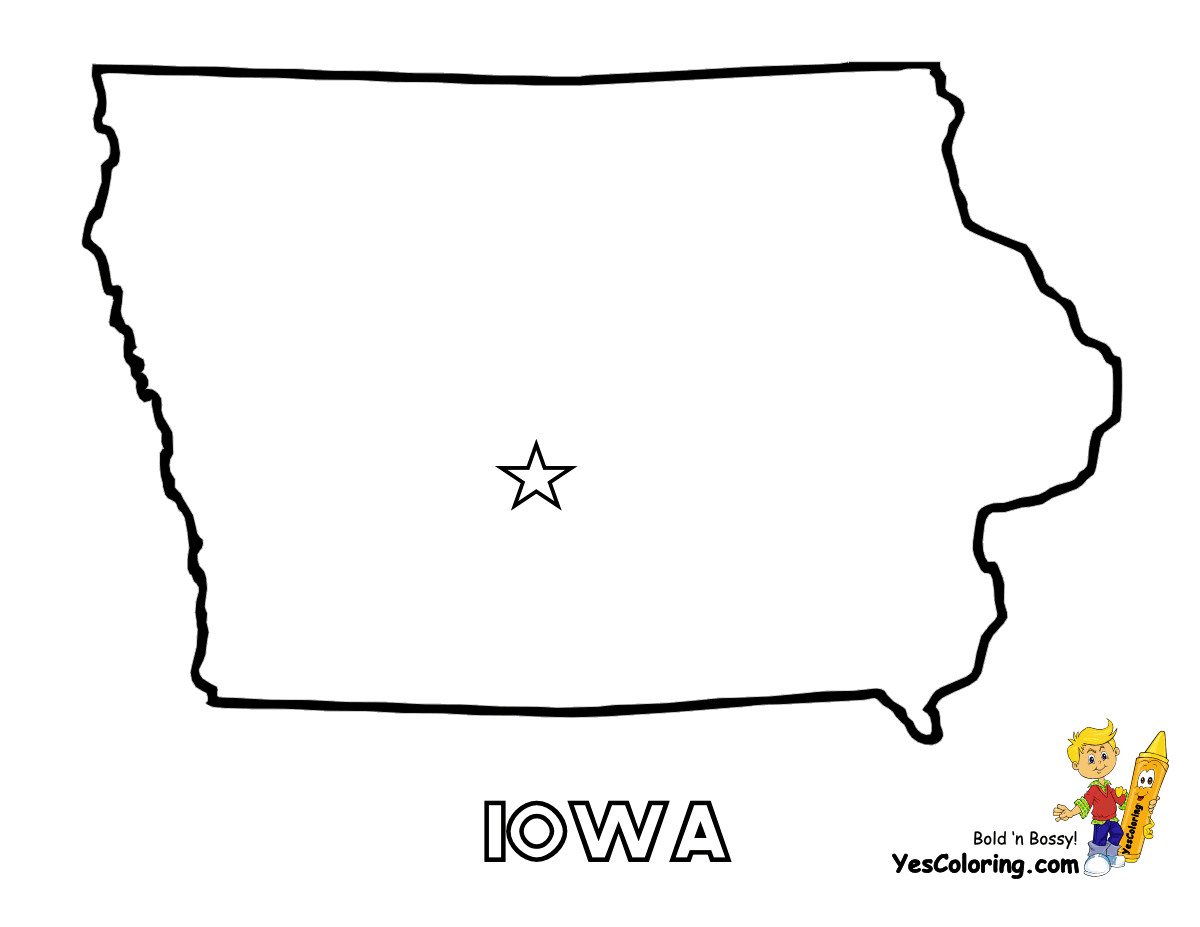 Iowa coloring #12, Download drawings