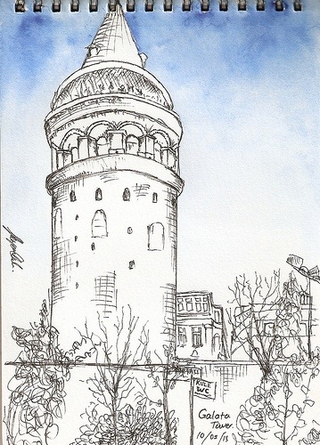 Istanbul coloring #16, Download drawings