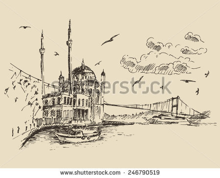 Istanbul coloring #6, Download drawings