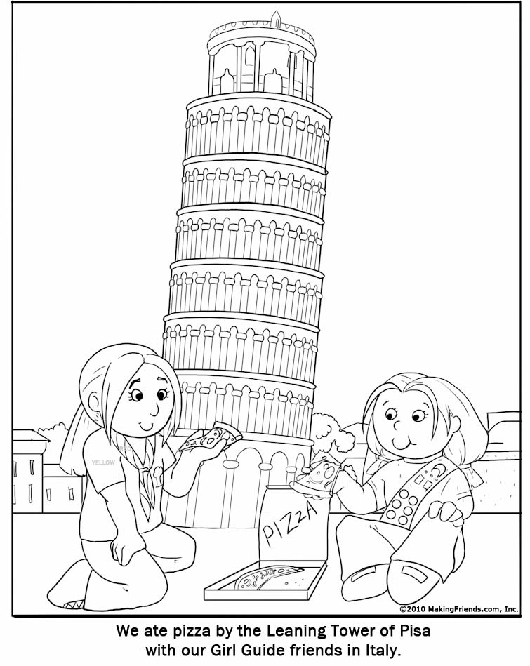 Italy coloring #5, Download drawings