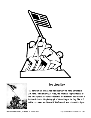 Iwo Jima coloring #12, Download drawings