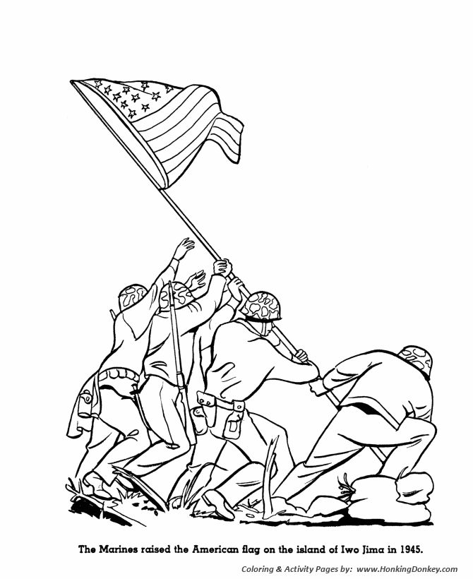 Iwo Jima coloring #20, Download drawings