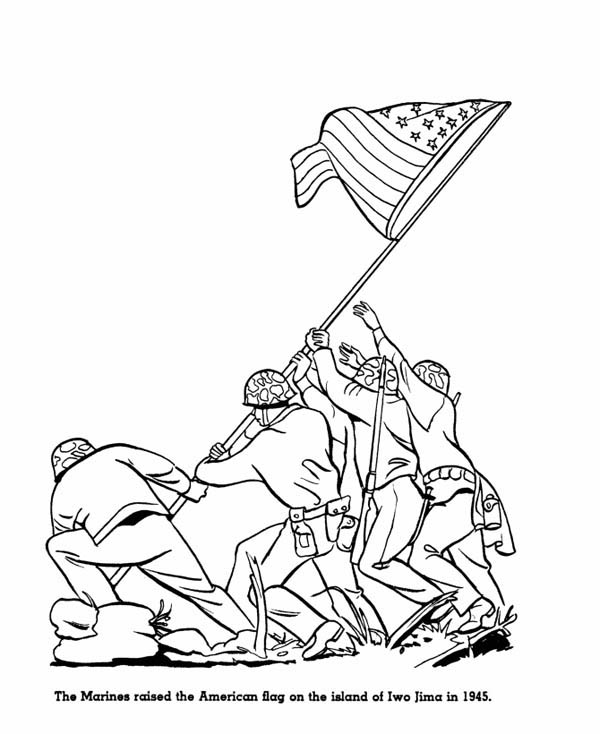 Iwo Jima coloring #15, Download drawings