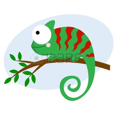 Jackson's Chameleon clipart #13, Download drawings