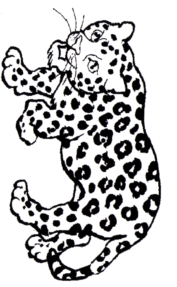 Jaguar coloring #15, Download drawings