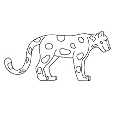 Jaguar coloring #8, Download drawings