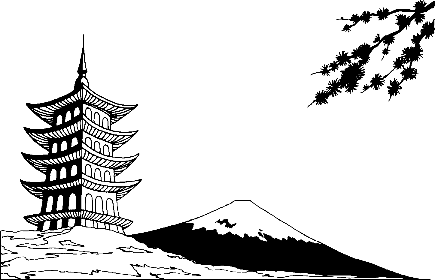 Mount Fuji clipart #11, Download drawings