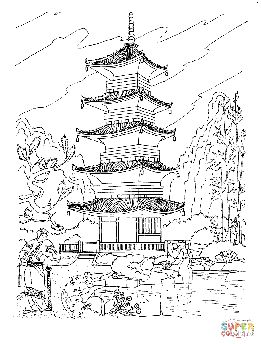 Japan coloring #17, Download drawings