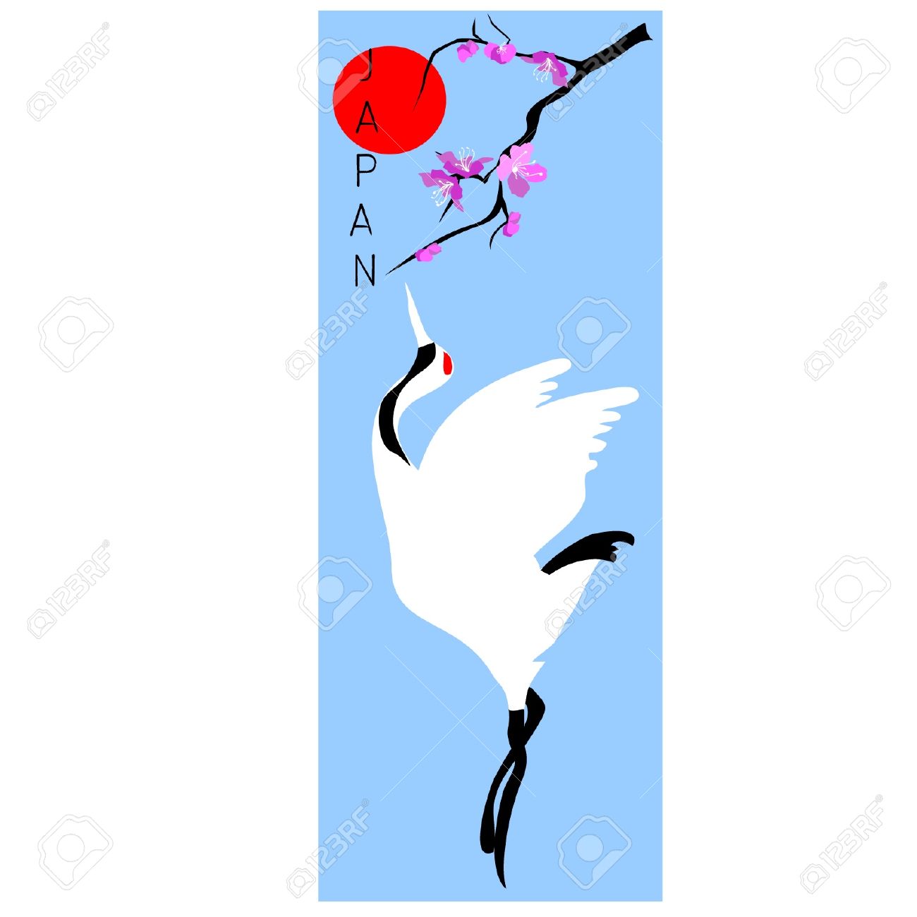 Japanese Crane clipart #7, Download drawings