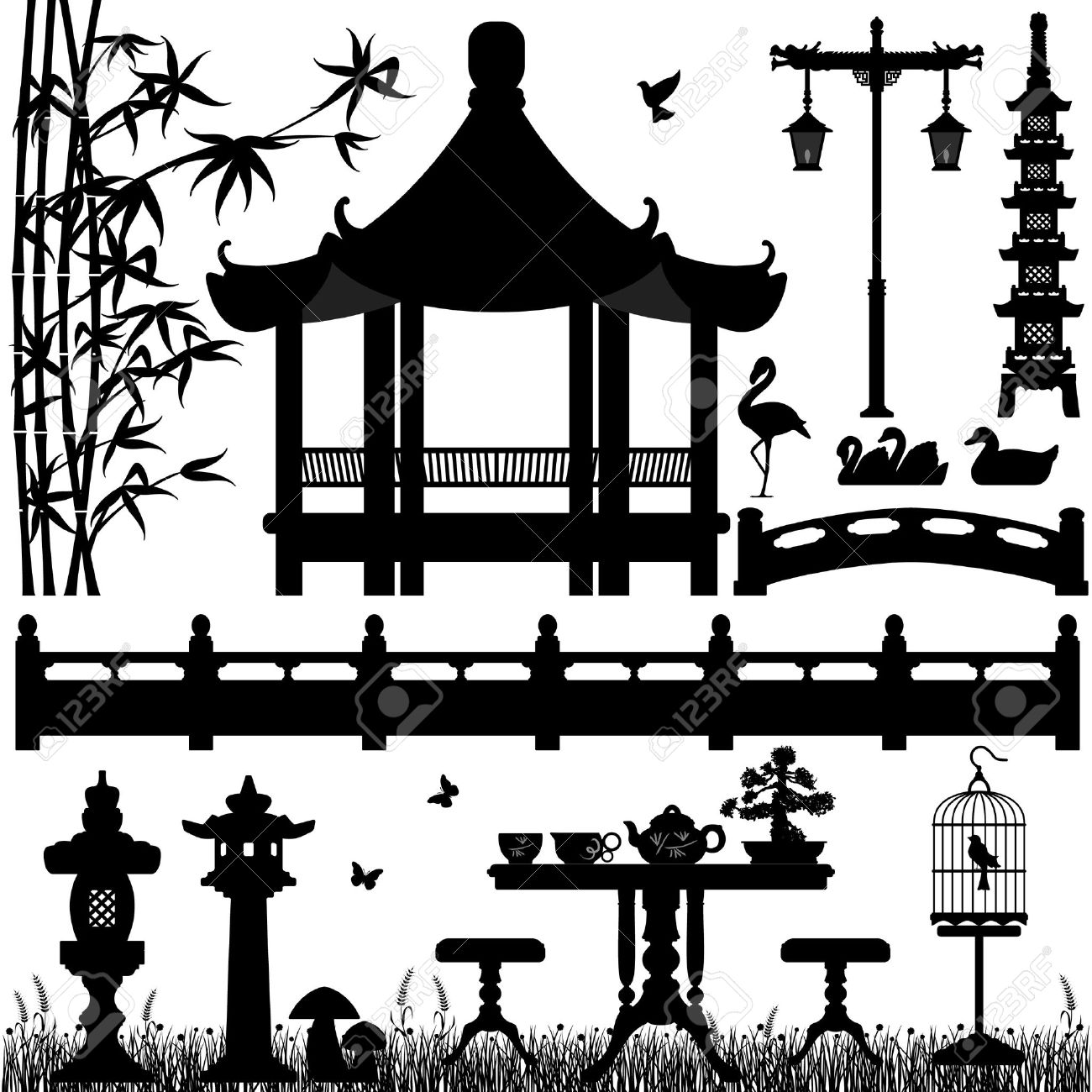 Japanese Garden clipart #12, Download drawings