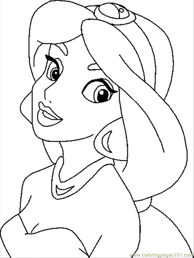 Jasmine coloring #5, Download drawings