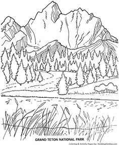 Jasper Park coloring #8, Download drawings