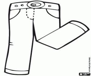 Jeans coloring #1, Download drawings