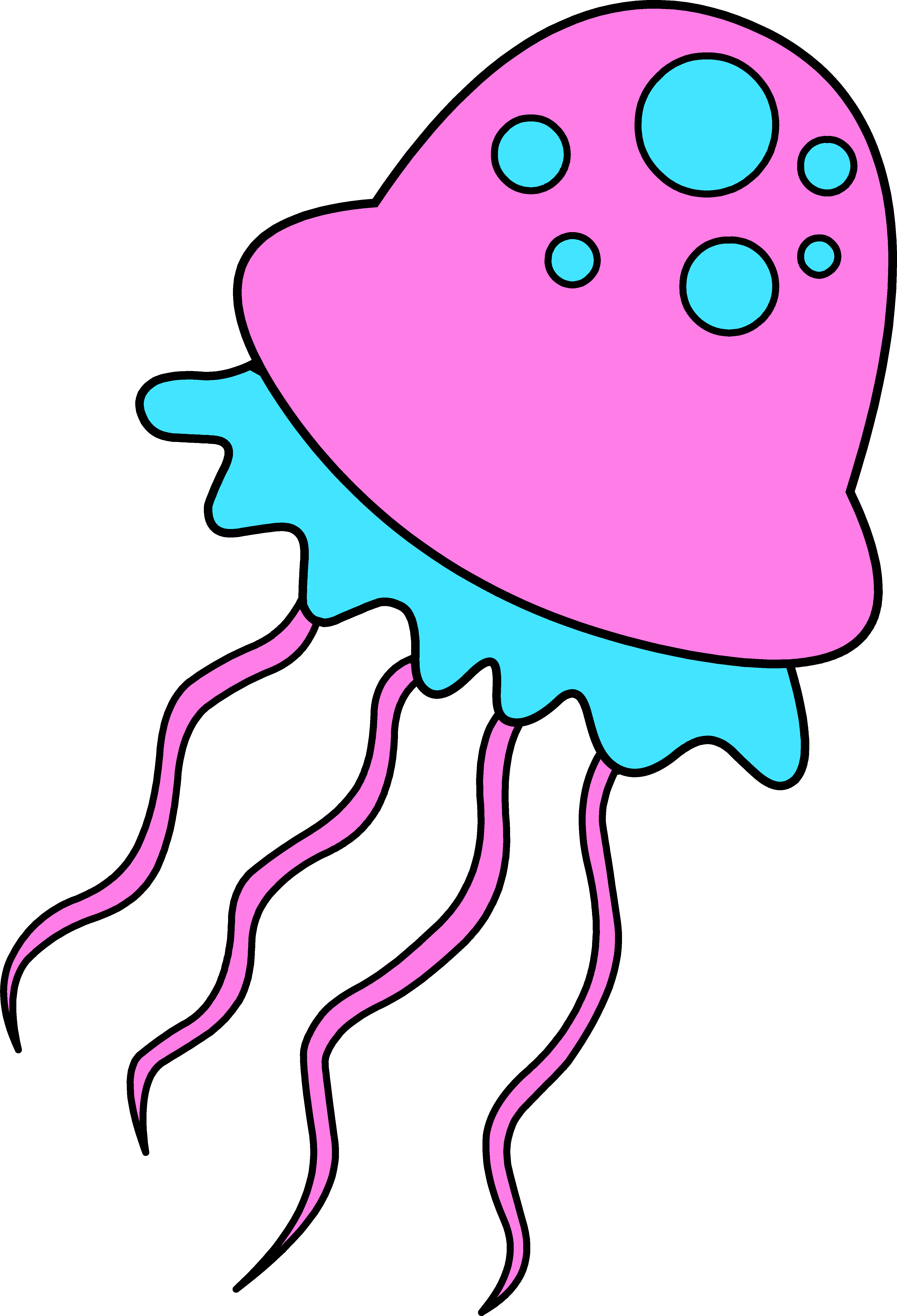 Jellyfish clipart #3, Download drawings