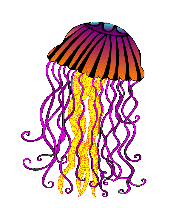 Jellyfish clipart #1, Download drawings