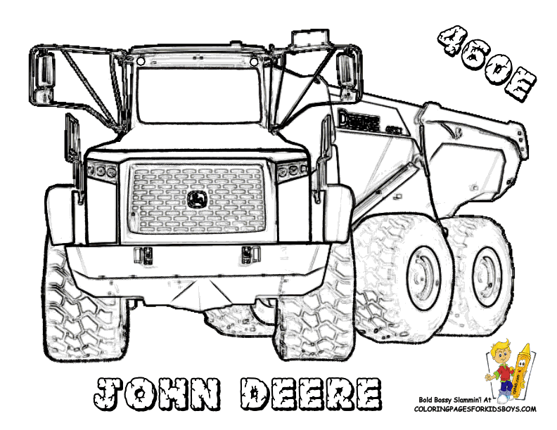 John Deere coloring #7, Download drawings