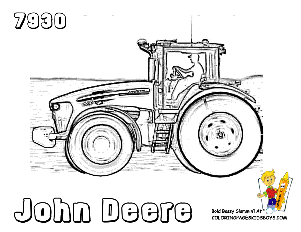John Deere coloring #12, Download drawings
