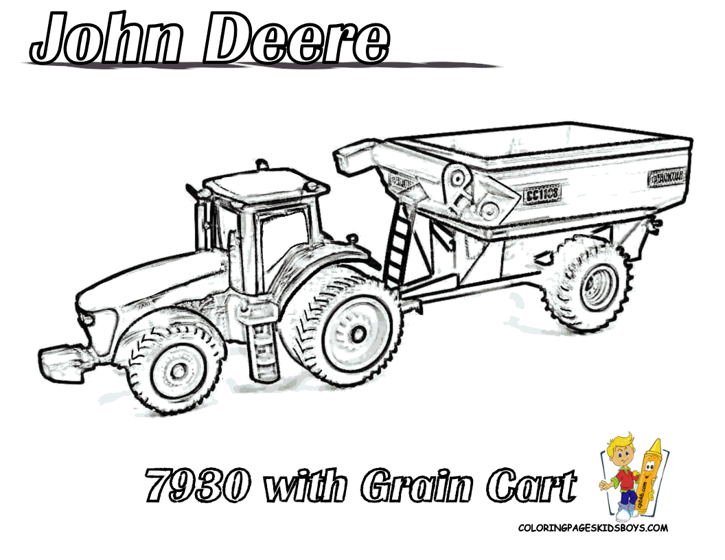 John Deere coloring #9, Download drawings