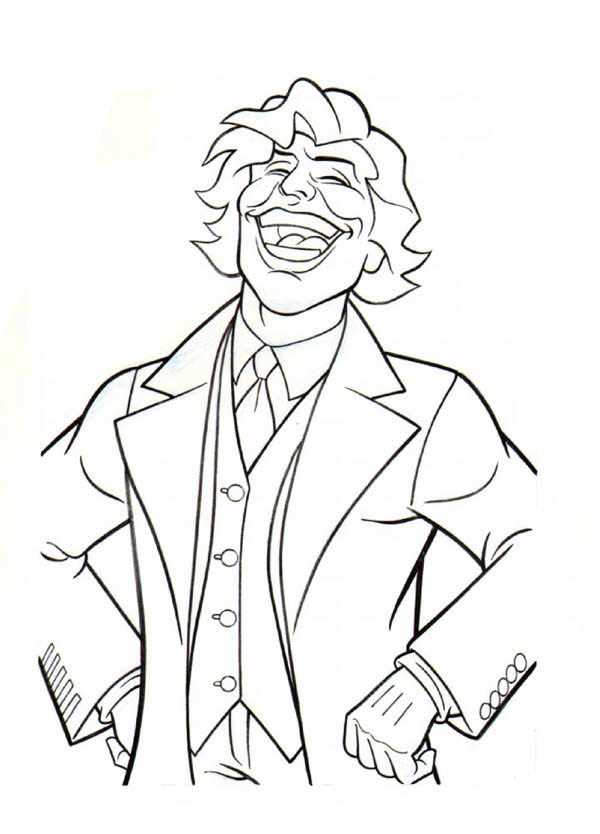Joker coloring #10, Download drawings