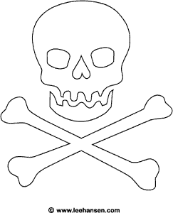 Jolly Roger coloring #19, Download drawings