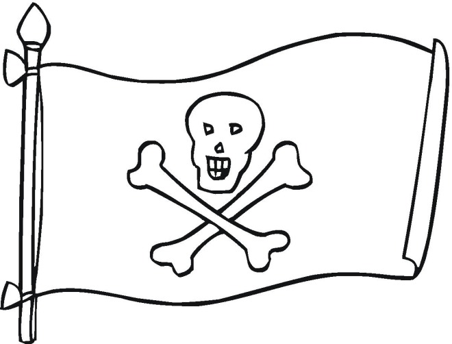 Jolly Roger coloring #14, Download drawings