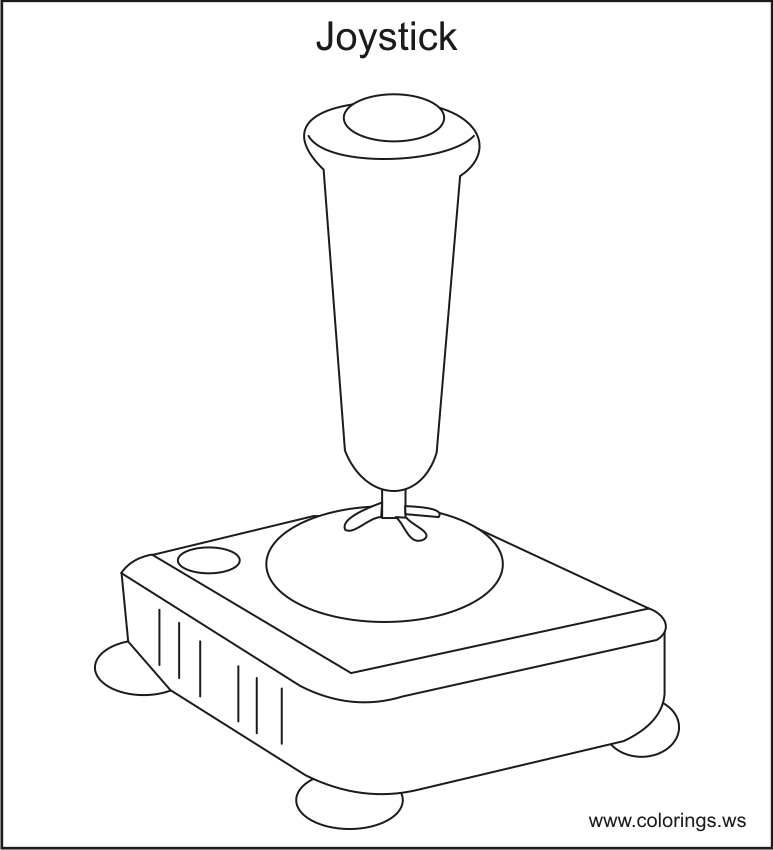 Joystick coloring #14, Download drawings