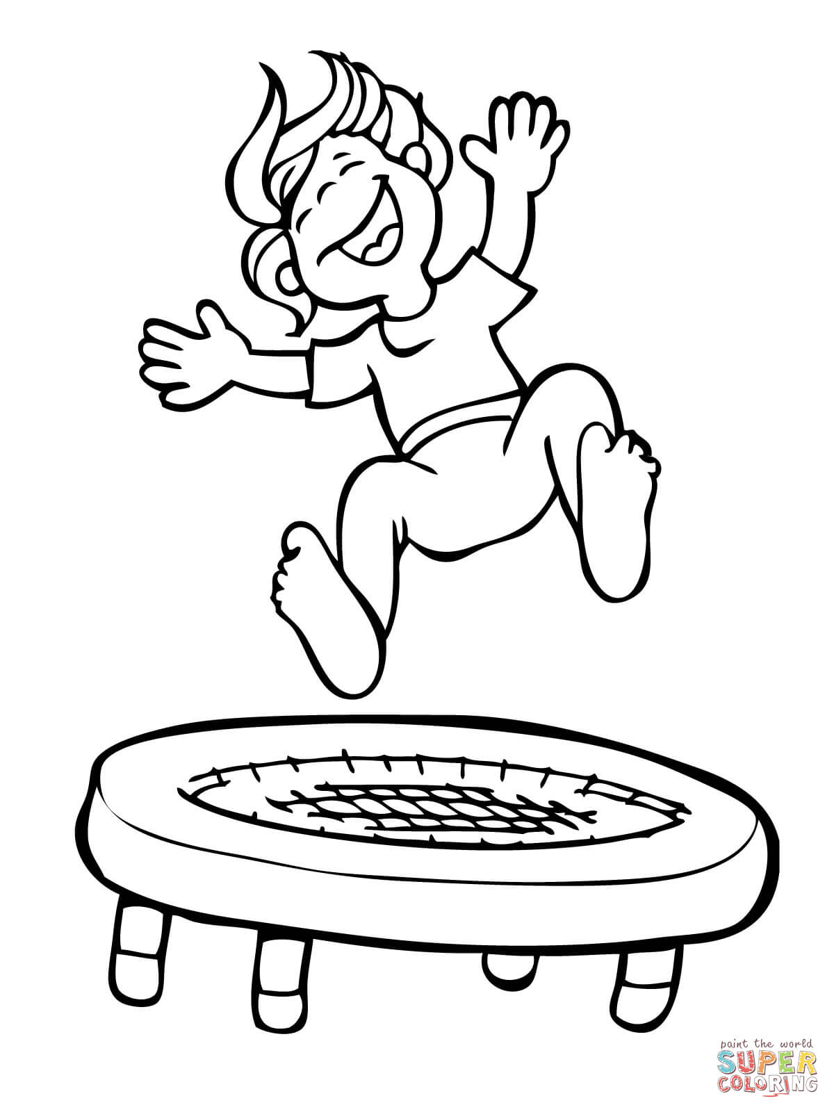 Jump coloring #11, Download drawings