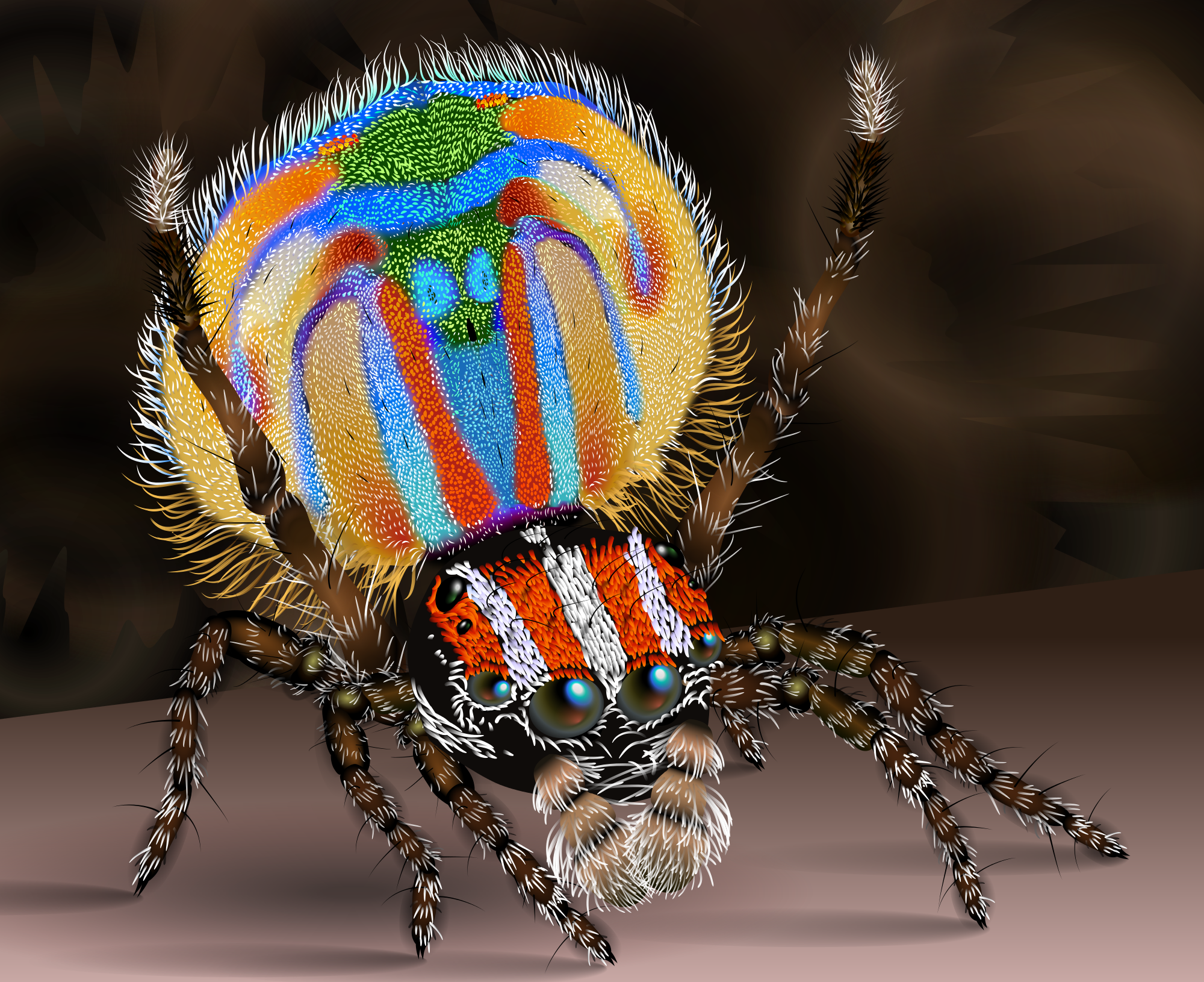 Jumping Spider svg #14, Download drawings