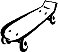 Skateboard clipart #8, Download drawings