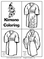 Kimono coloring #11, Download drawings