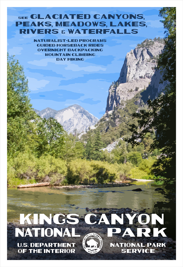 Kings Canyon National Park coloring #15, Download drawings