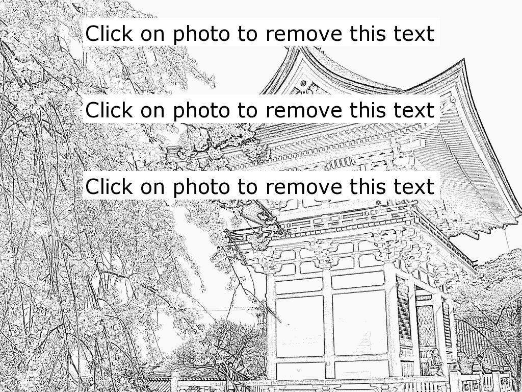 Kiyomizu-dera coloring #18, Download drawings