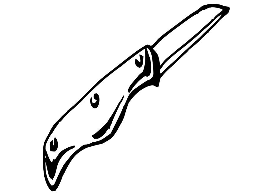 Knife coloring #8, Download drawings