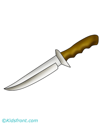 Knife coloring #16, Download drawings