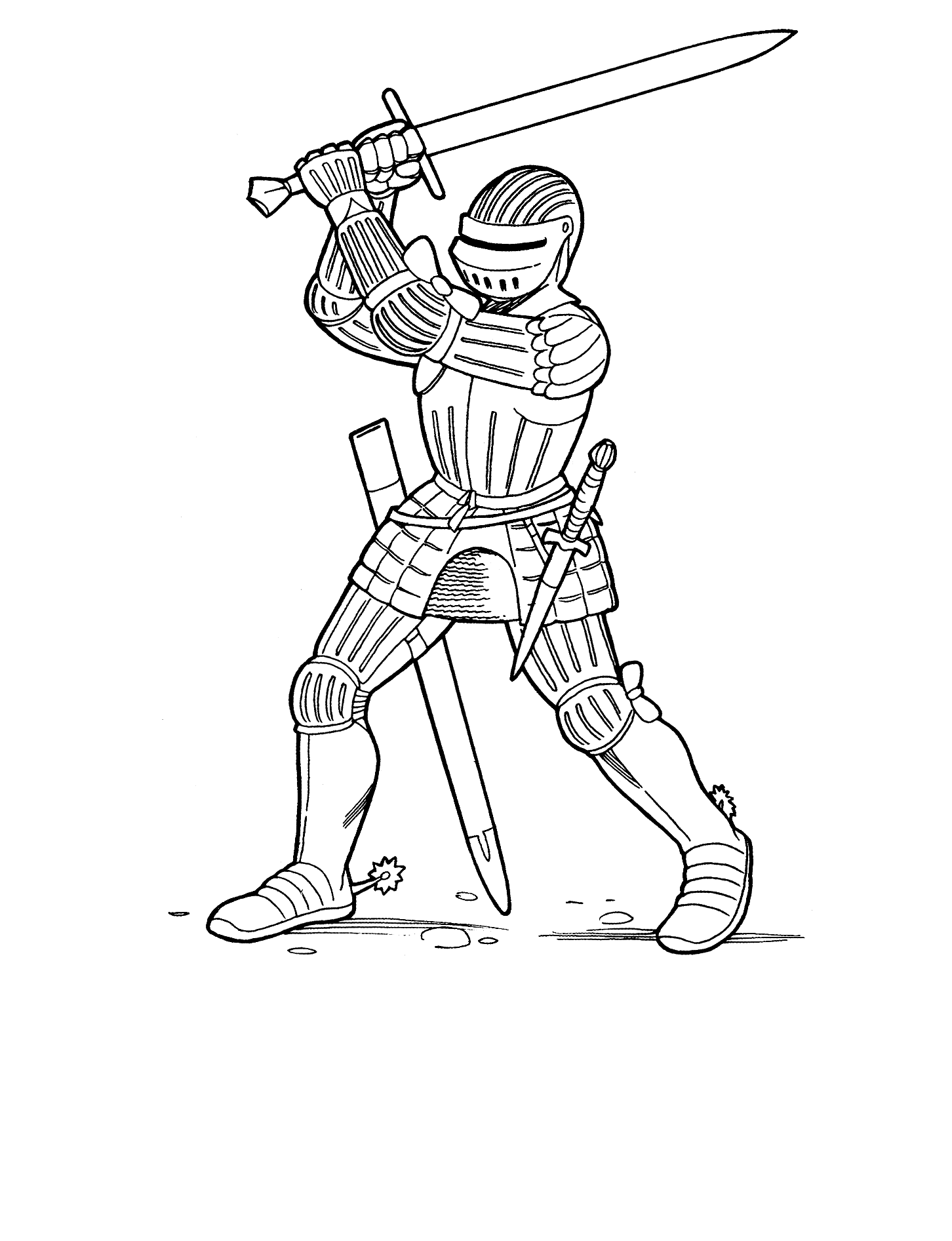Knight coloring #16, Download drawings