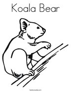 Koala Bear coloring #1, Download drawings