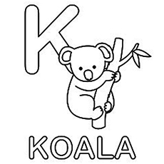 Koala coloring #16, Download drawings