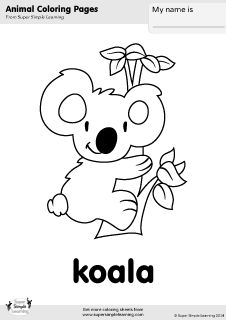 Koala coloring #11, Download drawings
