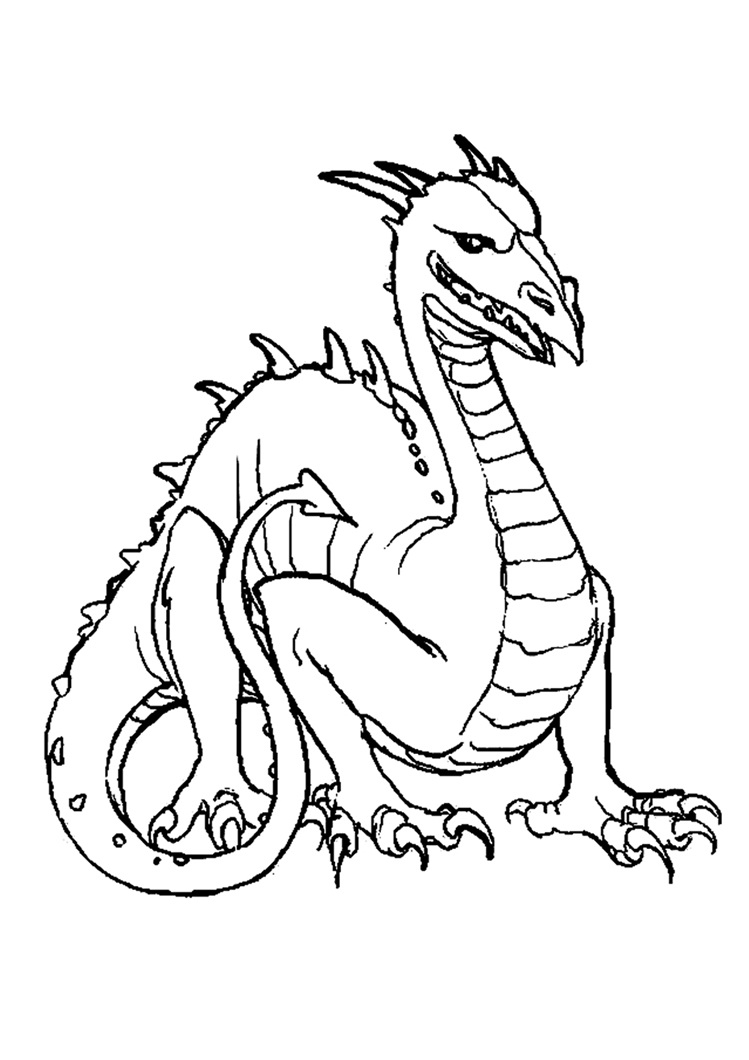 Komodo Dragon coloring #15, Download drawings