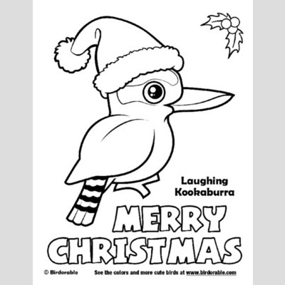 Kookaburra coloring #10, Download drawings
