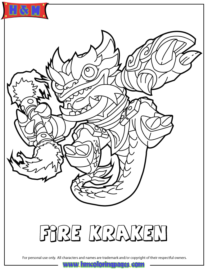 Kraken coloring #7, Download drawings