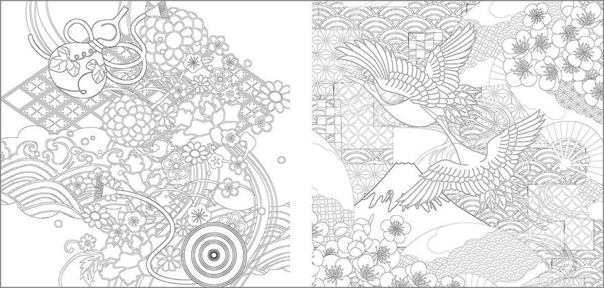Kyoto coloring #18, Download drawings