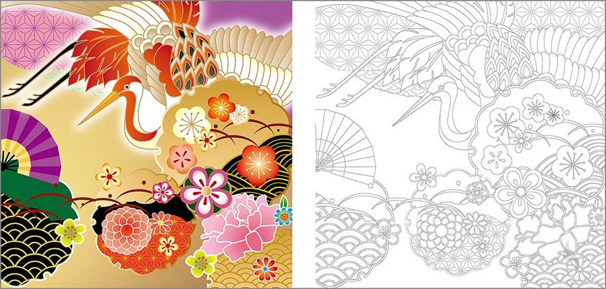Kyoto coloring #16, Download drawings