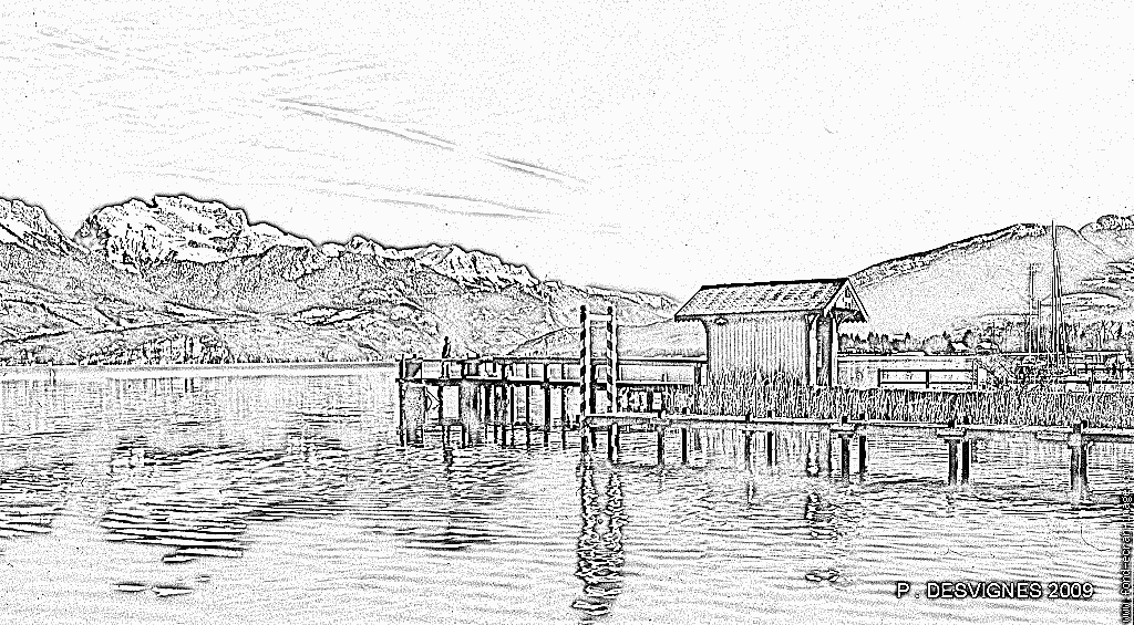 Lake Annecy coloring #3, Download drawings